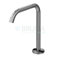 Налив для умивальника, настільний, на 2 отвори - X-Alpha 186 450 4IS Satin Stainless Steel