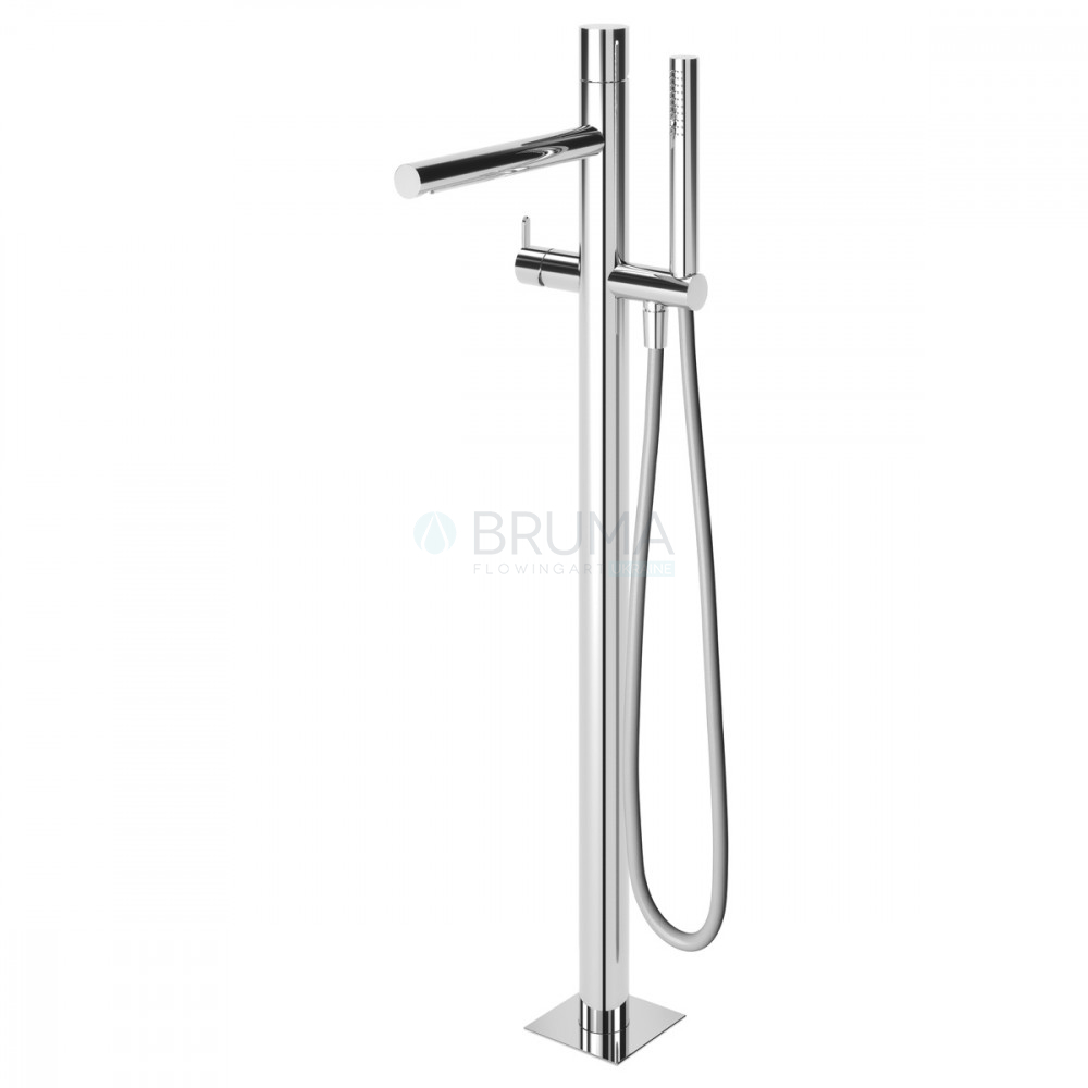 Смеситель для ванны, напольный Lusa 101 800 2ST Satinox