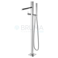 Смеситель для ванны, напольный Lusa 101 800 2ST Satinox