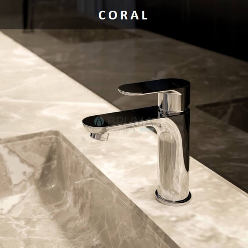 Змішувач для умивальника Coral 194 010 0CR Cromado