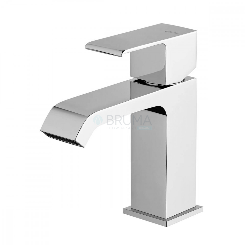 Змішувач для умивальника з відтискним механізмом push-open 1 1/4'' - Quadra Linea 182 014 1PW Pure White