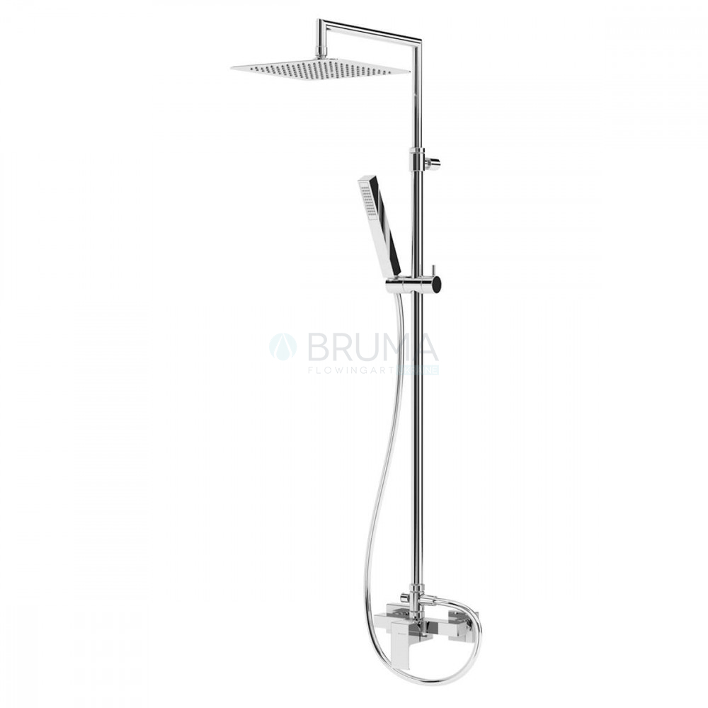 Душова система з верхньою лійкою з ABS 200x200 мм Linea 182 271 1MM Morning Mist