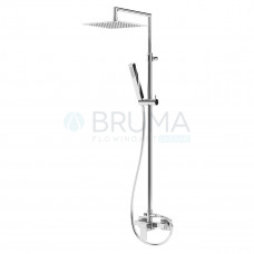 Душова система з верхньою лійкою з ABS 200x200 мм Linea 182 271 1MM Morning Mist