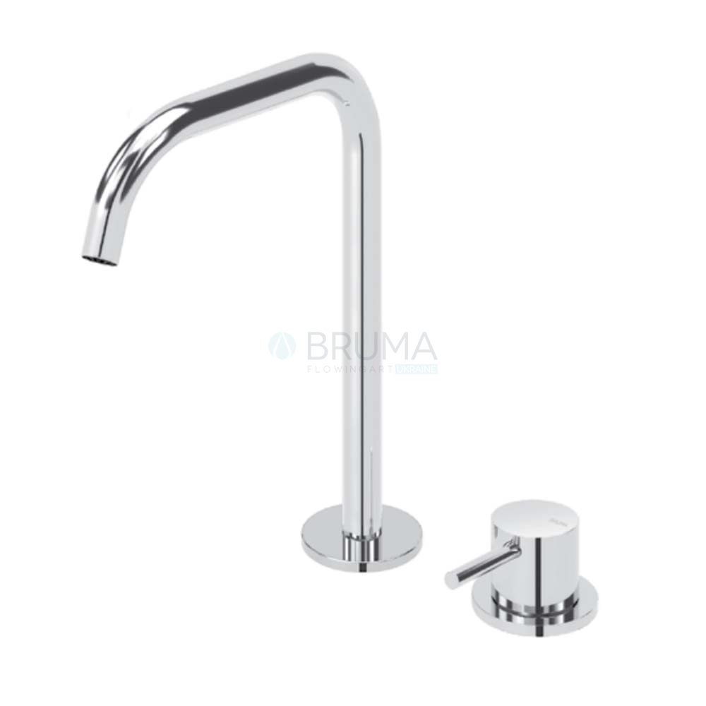 Змішувач для умивальника, на 2 отвори, настільний Lusitano 107 000 4CR Cromado Chrome