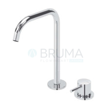 Змішувач для умивальника, на 2 отвори, настільний Lusitano 107 000 4CR Cromado Chrome