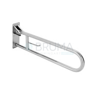 Поручень откидной, с держателем туалетной бумаги 152 000 9IS Satin stainless steel