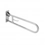 Поручень откидной, с держателем туалетной бумаги 152 000 9IS Satin stainless steel