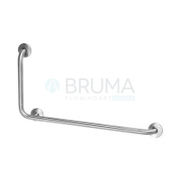 Поручень з кутом 90º - 3 точки кріплення на 1 стіну - Лівий 152 002 5IS Satin stainless steel