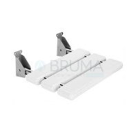 Сиденье настенное, откидное 152 004 4IS Inox / Polypropylene
