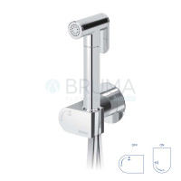 Змішувач для біде / туалетів, ручний душ ABS - Elo 145 111 2CR Cromado Chrome