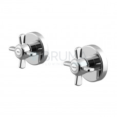 Змішувач прихованого монтажу на 2 отвори, з 1 виходом Imperial 117 120 0CR Chrome