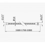 Шланг для душу, металевий 2,0 м 145 630 6CR Cromado