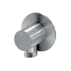 Кутовий вихід, для душу - Inox - X-Alpha 186 590 2IS Satin stainless steel
