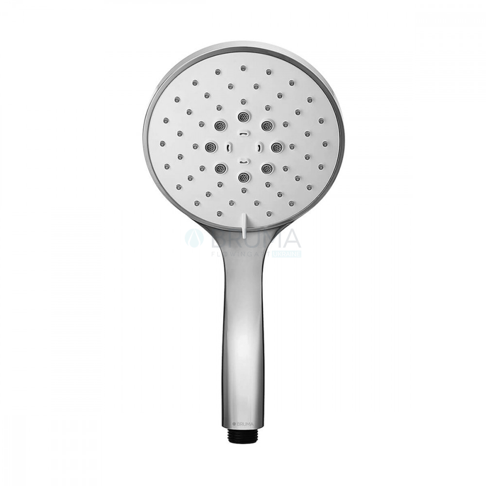 Ручна лійка 5 режимів розпилення Ø 130 мм - AirSPA 145 512 1CR Cromado/Pure White