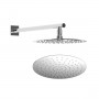 Душевая лейка, стальная, Ø250 мм, с настенным держателем - FlowQ 145 524 6CR Cromado