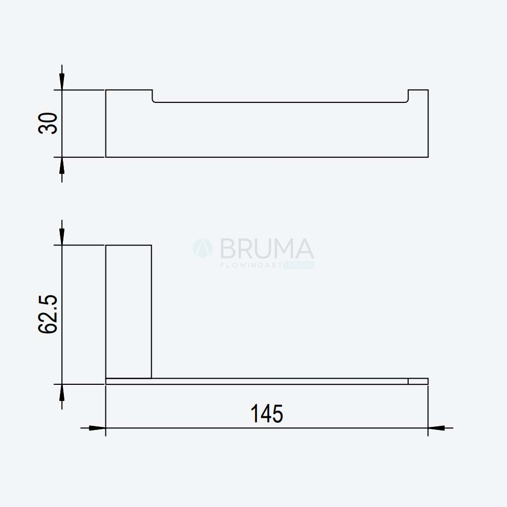 Тримач туалетного паперу  Cubis 147 000 7CR Cromado