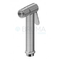 Ручной душ с кнопкой, из нержавеющей стали 145 582 9IS Satin Stainless Steel