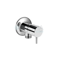 Кутовий кран з підключенням 3/8" - Elo 125 280 1CR Cromado / Chrome