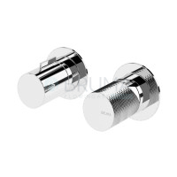 Змішувач прихованого монтажу на 2 отвори, з 3 виходами, ручка тип 3 Avalon 189 310 9PW Pure White