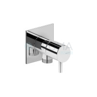 Угловой кран с подключением 1/2" - EloQ 125 200 2ST Satinox