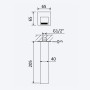 Вилив для ванни - EdgeQ Breeze 145 642 3CR Cromado / Chrome
