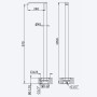 Налив для ванни, підлоговий - EdgeQ Breeze 145 643 1CR Cromado / Chrome