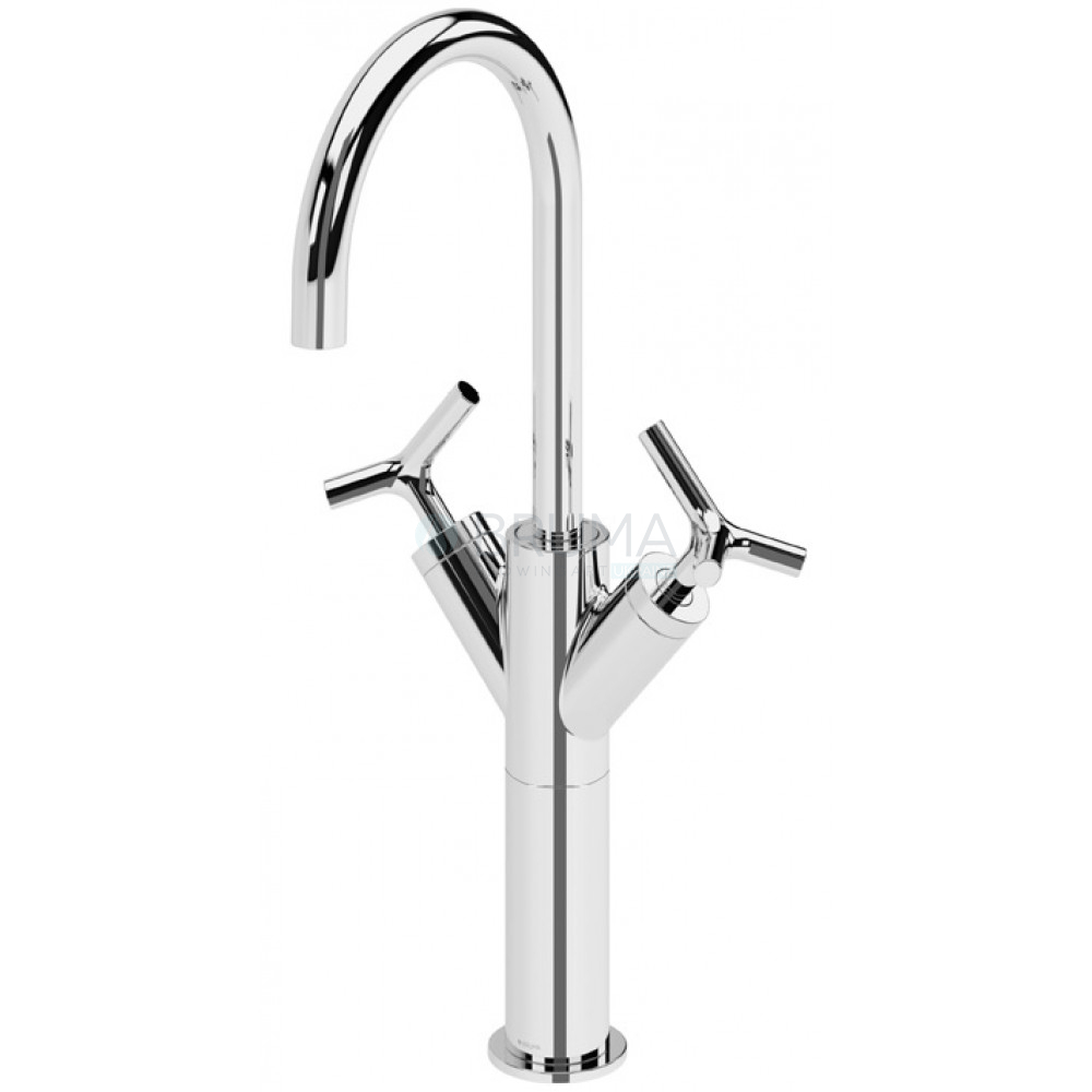 Змішувач для умивальника високий, настільний Genesi 191 210 1CR Cromado / Chrome