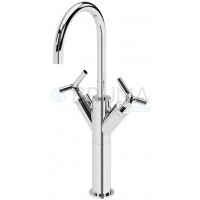 Змішувач для умивальника високий, настільний Genesi 191 210 1CR Cromado / Chrome