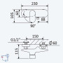 Змішувач для душу Spring 112 040 0CR Cromado / Chrome