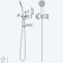 Душовий гарнітур, з ручною лійкою Emotion - FlowR Spring 145 593 4CR Cromado / Chrome