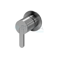Змішувач прихованого монтажу з 1 виходом X-Alpha 186 120 1IS Satin stainless steel
