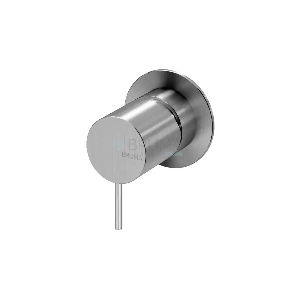 Змішувач прихованого монтажу з 1 виходом тип 2 X-Alpha 186 120 2IS Satin stainless steel
