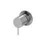 Змішувач прихованого монтажу з 1 виходом тип 2 X-Alpha 186 120 2IS Satin stainless steel