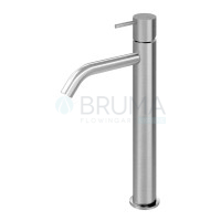 Змішувач для умивальника високий, настільний тип ручки 2 X-Alpha 186 000 5IS Satin stainless steel