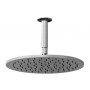 Душова лійка Ø250 мм зі стельовим кріпленням 100 мм X-Alpha 186 532 0IS Satin stainless steel