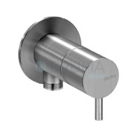 Кутовий кран з підключенням 3/8" - X-Alpha 186 590 5IS Satin stainless steel