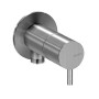 Кутовий кран з підключенням 1/2" - X-Alpha 186 590 6IS Satin stainless steel
