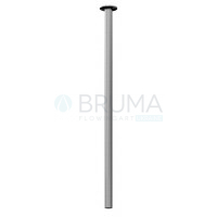 Налив для умивальника, стельовий  - 1,5 м. - X-Alpha 186 700 0IS Satin stainless steel 