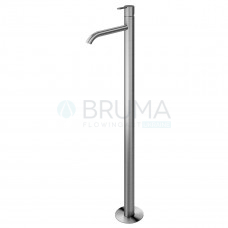 Змішувач для умивальника підлоговий тип ручки 2 X-Alpha 186 940 2IS Satin stainless steel