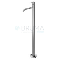 Смеситель для раковины напольный тип ручки 2 X-Alpha 186 940 2IS Satin stainless steel
