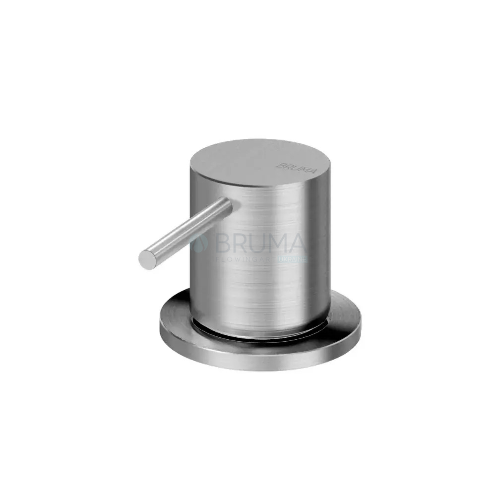 Змішувач на борт ванни, з 1 виходом тип ручки 2 X-Alpha 186 950 2IS Satin stainless steel