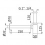 Сифон 1 1/4"  - Quadra 137 000 2CR Cromado / Chrome