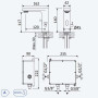 Смеситель для раковины, инфракрасный электронный - Adagio 130 008 2CR Cromado