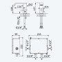 Смеситель для раковины, инфракрасный электронный - Breeze 130 002 3CR Cromado